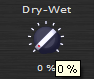 Step 08 - Set the Dry-Wet ratio to 0 on the dynamics plug-in so that the source track is not affected by the effect